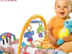 图转费雪钢琴健身架与费雪公仔 成都母婴闲置好物，300元全包邮